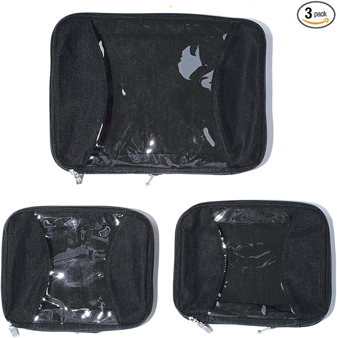 Baggallini Compression Cube 3-piece set - Lightweight Compression Packing Cubes for Travel