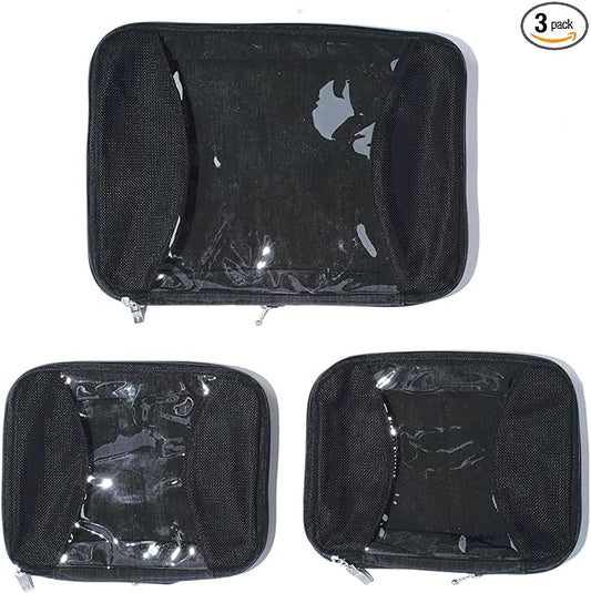 Baggallini Compression Cube 3-piece set - Lightweight Compression Packing Cubes for Travel