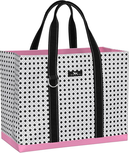 SCOUT Original Deano Tote - Durable Lightweight Open Top Beach, Pool & Lake Bag, Inside Zip Pocket, Folds Flat