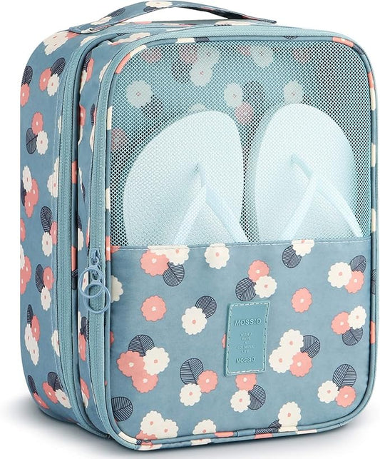 Mossio Shoe Bag Holds 3 Pair of Shoes for Travel and Daily Use Storage Pouch