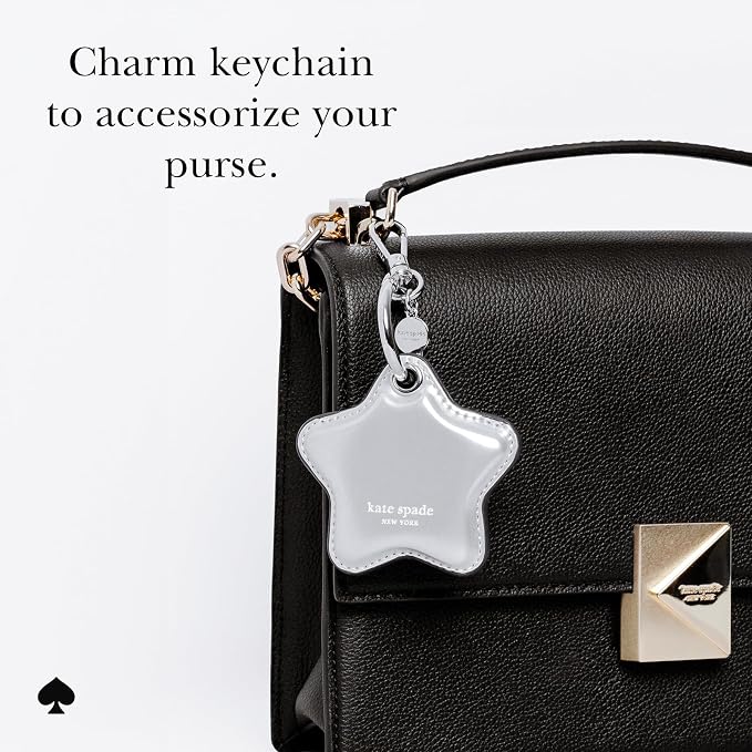 kate spade new york AirTag Charm Keychain - Star-Shaped AirTag Holder - Image 4