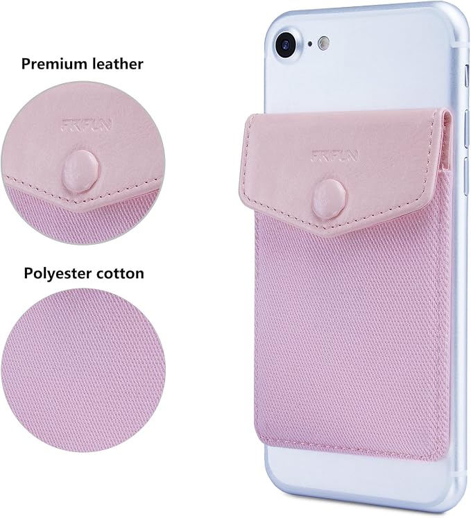 Ultra-Slim Self Adhesive Credit Card Leather Wallet - Image 3