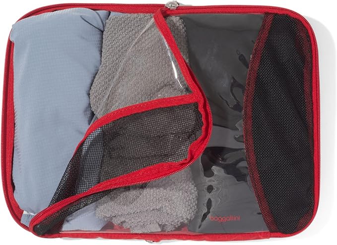 Baggallini Compression Cube 3-piece set - Lightweight Compression Packing Cubes for Travel