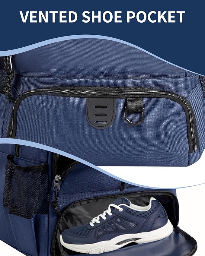 Basketball Bag Backpack for Men Women with Ball & Shoes Compartment 30L Capacity Lightweight Breathable Boys Girls Soccer Ball Bag Backpack Fit Volleyball Football Sports Travel School Gym