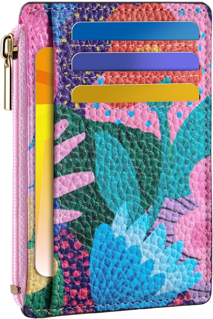 Tipmile Womens Credit Card Holder Wallet, Small Slim RFID Blocking Sleeve by Tipmile