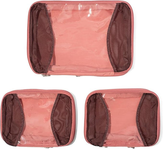 Baggallini Compression Cube 3-piece set - Lightweight Compression Packing Cubes for Travel
