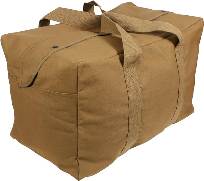 Rothco Canvas Parachute Cargo Bag – Extra Large Travel Duffle Bag with 75L Capacity