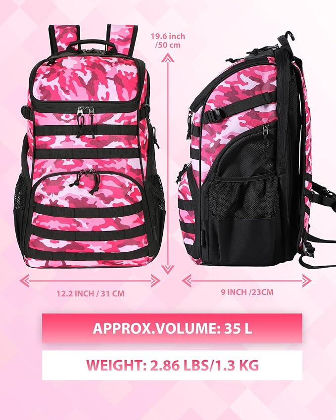 Basketball Backpack Women Fit Soccer Volleyball Baseball Football Sports Backpack Training Equipment Bag for Team
