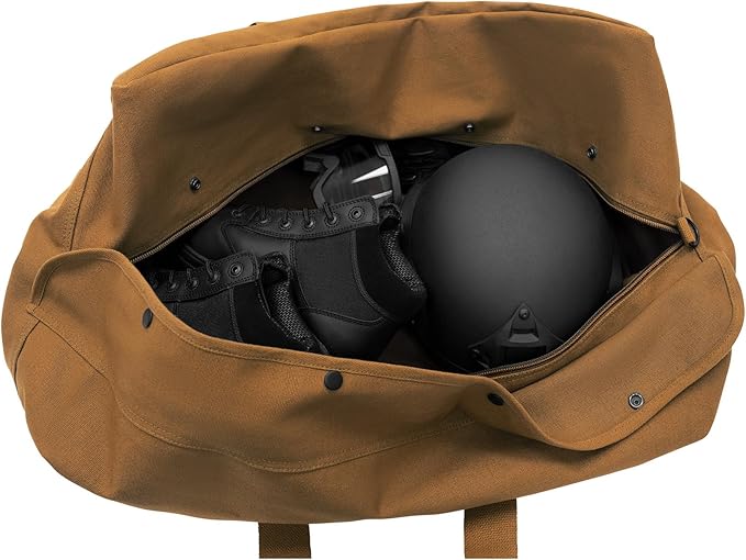 Rothco Canvas Parachute Cargo Bag – Extra Large Travel Duffle Bag with 75L Capacity
