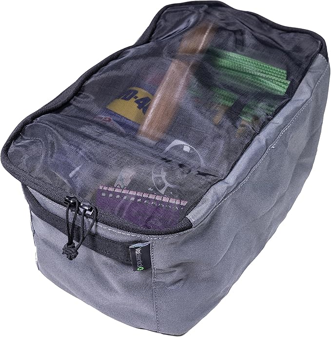 VanEssential Packing Cube with Transparent Mesh Top Medium - Charcoal Gray