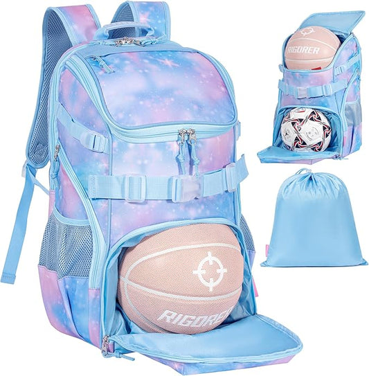 Basketball Backpack Women Fit Soccer Volleyball Baseball Football Sports Backpack Training Equipment Bag for Team
