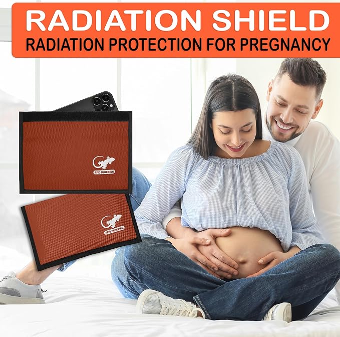 Faraday Bag Anti-Tracking GPS RFID Car Key Signal Blocker Wallet Shielding Pouch Protective Case for Cell Phone Car Key FOB, Data Privacy, Electronic Device Security (ORANGE - NYLON) - Image 9