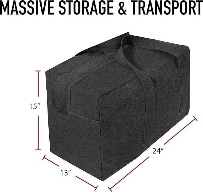 Rothco Canvas Parachute Cargo Bag – Extra Large Travel Duffle Bag with 75L Capacity