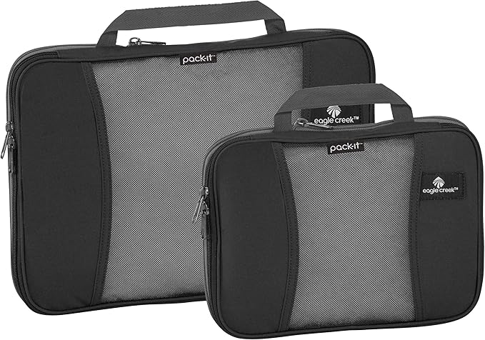 Eagle Creek Travel Gear Pack It, Black 2 Pack, One Size