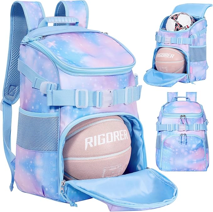 Basketball Backpack Women Fit Soccer Volleyball Baseball Football Sports Backpack Training Equipment Bag for Team