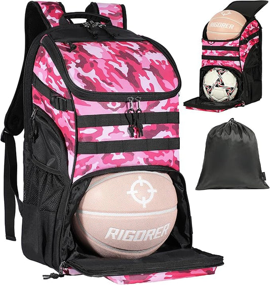 Basketball Backpack Women Fit Soccer Volleyball Baseball Football Sports Backpack Training Equipment Bag for Team