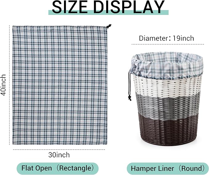 ZPECC Bulk Travel Laundry Bag,Extra Large Heavy Duty Laundry Bags 24 Pack,Washable Dirty Clothes Organizer XL for College Dorm Hotel Camping and Home Storage 30x40(Checkered)