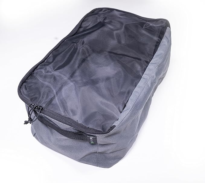 VanEssential Packing Cube with Transparent Mesh Top Large- Charcoal Gray